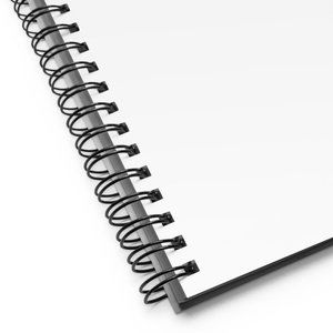 Premium Plain White Spiral notebook (Customizable)